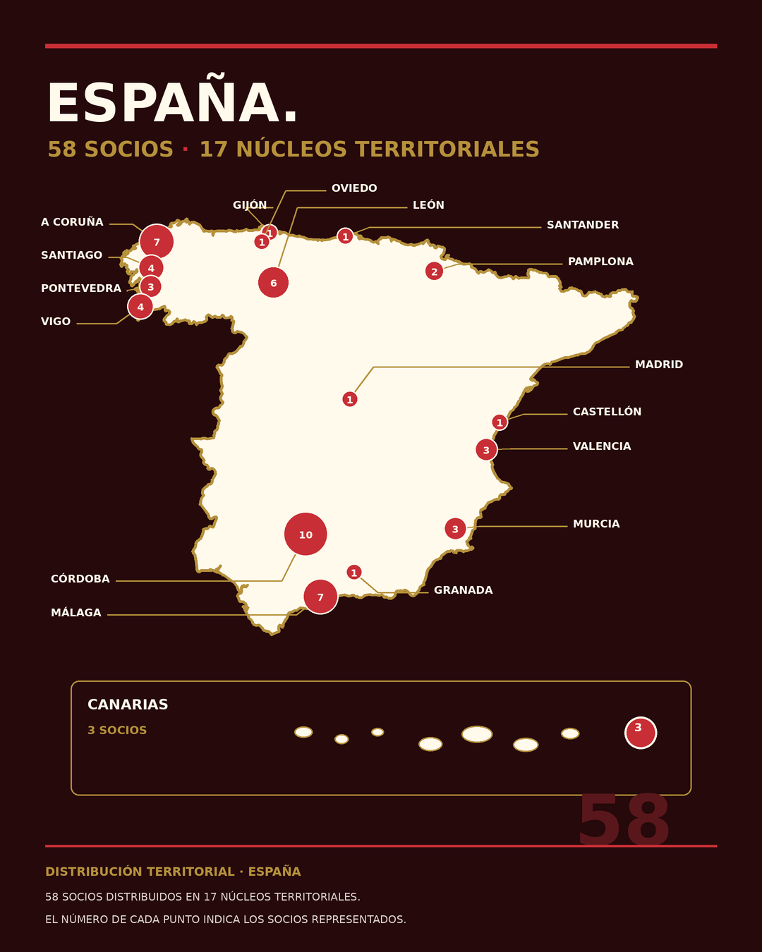 Mapa TUDI España